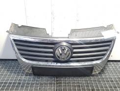 Grila bara fata centrala cu sigla, Vw Passat (3C2) [Fabr 2005-2010] 3C0853651AF (id:408638)