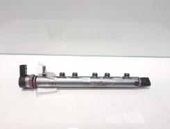 Rampa injectoare cu senzori, Bmw 3 (E90), 2.0 Diesel, N47D20A, cod 7801656-01, 0445214134 (id:454955)