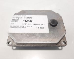 Calculator motor, cod 51798649, Fiat Albea (178), 1.0 benz, 188A4000 (idi:483480)