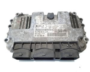 Calculator motor, cod 9661383980, 0261208901, Peugeot Partner (I), 1.6 benz, NFU (idi:483478)