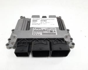 Calculator motor Bosch, cod 9666235880, 0261201863, Citroen C4 (I) sedan, 1.6 HDI, 9HX (idi:491961)