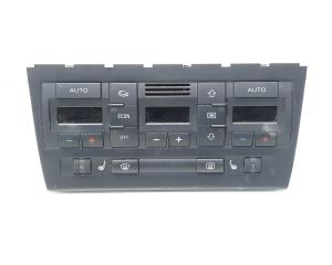 Display climatronic cu incalzire in scaune, cod 8E0820043BM, Audi A4 Avant (8ED, B7)  (id:493903)