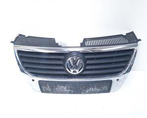 Grila bara fata centrala cu sigla si loc de senzor, cod 3C0853651AD, Vw Passat (3C2) (id:497152)