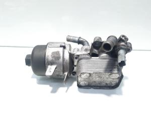 Carcasa filtru ulei cu racitor ulei, cod 9656830180, Peugeot, 2.0 HDI, RHK (idi:498615)