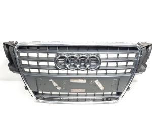 Grila bara fata centrala cu sigla, cod 8T0853651E, Audi A5 Cabriolet (8F7) (idi:493712)