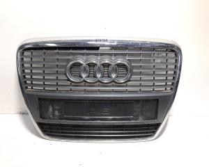 Grila bara fata centrala cu sigla, cod 4F0853651, Audi A6 (4F2, C6) (id:526598)