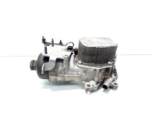 Carcasa filtru ulei cu racitor ulei, cod 9687847480, Peugeot 3008, 1.6 HDI, 9H05 (id:544264)