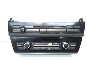 Display climatronic cu butoane comenzi radio, cod 9236483-01, Bmw 5 Touring (F11) (idi:554167)
