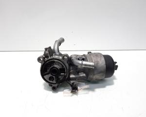 Carcasa filtru ulei cu racitor ulei, cod 9656830180, Peugeot 407, 2.0 HDI, RHR (id:565010)