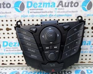 Comenzi radio cd cu buton avarie 8A6T18K811AD, Ford Fiesta 6, 2008-in prezent