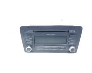 Radio CD, cod 8P0035186AB, Audi A3 Cabriolet (8P7) (id:586242)