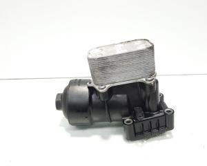 Carcasa filtru ulei cu racitor ulei, cod 03L115389B, 03L117021B, Vw Golf 6 (5K1) 1.6 TDI, CAY (id:596296)