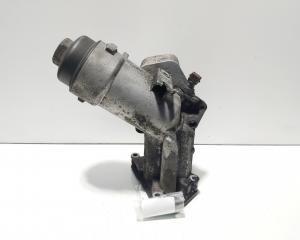 Carcasa filtru ulei cu racitor ulei, cod 6740373126, Bmw 1 (E81, E87), 2.0 diesel, 204D4 (id:630784)