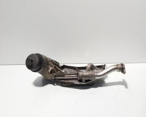 Carcasa filtru ulei cu racitor ulei, cod GM12992593, Opel Astra H Sedan, 1.8 benz, Z18XER (idi:674539)