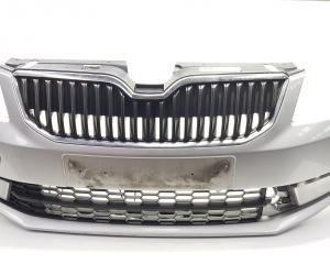 Bara fata cu proiectoare si loc spalatoare far, cod 5E0807221, Skoda Octavia 3 (5E3) (id:676666)