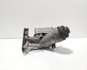 Carcasa filtru ulei cu racitor ulei, cod 7787072, Bmw 1 (E81, E87) 2.0 diesel, 204D4 (id:679322)