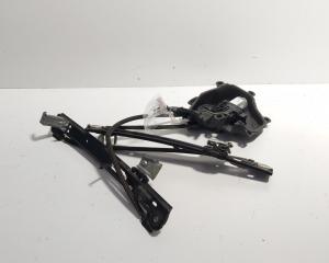 Macara cu motoras usa stanga fata, cod 6J4837401F, 6R0959801P, Seat Ibiza 5 (6J5) (id:680709)