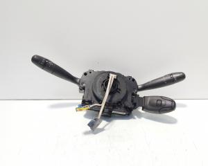 Maneta semnalizare cu bloc lumini, maneta stergatoare, maneta radio si spirala volan, cod 96660140XT, Peugeot 307 SW (id:683706)