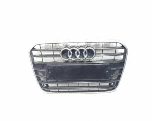 Grila bara fata centrala sus cu sigla cu loc de senzori, cod 4G0807233, Audi A6 Avant (4G5, C7) (id:684111)