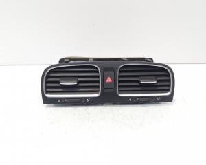 Grila aer bord centrala, cod 5K0815736D, Vw Golf 6 (5K1) (id:689023)