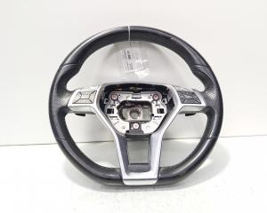 Volan piele cu comenzi si pedale, cod A1724602703, Mercedes Clasa C (W204) (id:689112)