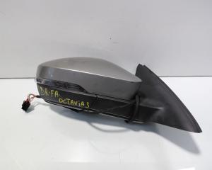 Oglinda electrica dreapta cu semnalizare si lumina ambientala, Skoda Octavia 3 Combi (5E5) vol pe dreapta (id:698744)