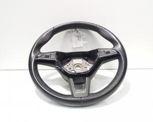 Volan piele cu comenzi, cod 5E0419091BQ, Skoda Superb III Combi (3V5) (id:702106)