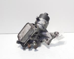 Carcasa filtru ulei cu racitor ulei, cod 55220802, Alfa Romeo Mito (955) 1.4 benz, 199A6000 (id:703627)