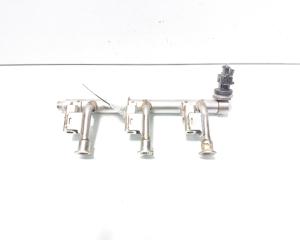 Rampa injectoare cu senzor, cod DM5G-9H487-AB, Ford Focus 3 1.0 benz, M1DA (id:708306)