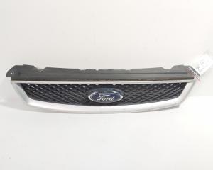 Grila bara fata centrala cu sigla, cod 4M51-8138-AE, Ford Focus 2 (DA) (id:201211)