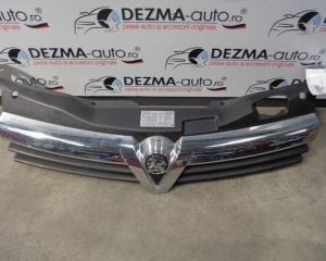 Grila bara fata centrala cu sigla, GM13108471, Opel Astra H 2004-2008 (id:211295)