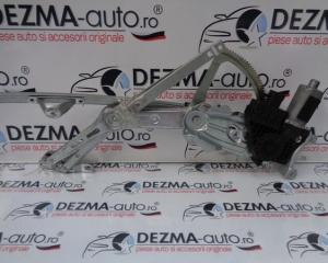 Macara cu motoras dreapta fata, GM13100418, GM13101481, Opel Astra H combi 2004-2008