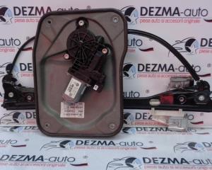 Macara cu motoras dreapta fata, 5J2837402B, 6Q1959801F, Skoda Fabia 2 Combi (5J) 2006-2013