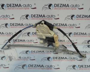 Macara cu motoras stanga fata, 9634456980, 9649911780, Peugeot 307 sedan