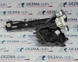 Macara cu motoras stanga spate, 6J4839401C, 6R0959811D, Seat Ibiza 5 (6J5) (id:254531)