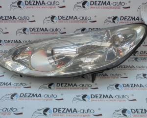 Far stanga cu lupa, 9660236280, Peugeot 407 (6D)