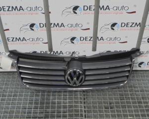 Grila bara fata centrala cu sigla, 3B0853651L, Vw Passat (3B3)