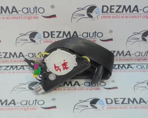 Centura stanga fata cu capsa, 5J0857701B, Skoda Fabia 2 Combi (5J)