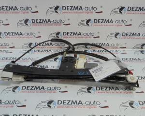 Macara cu motoras stanga fata 6M21-14A389-B, Ford Mondeo 4 sedan