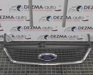 Grila bara fata centrala cu sigla 7S71-8200-D, Ford Mondeo 4 Turnie