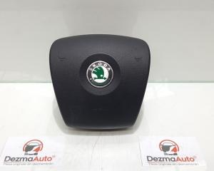 Airbag volan, 5J0880201D, Skoda Fabia 2 Combi (5J) din dezmemebrari