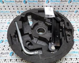 Cric cu cheie si spuma 1K0011031C, Vw Golf 6 cabriolet, 1.6Benz, BGU, BSE, BSF