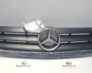 Grila bara fata centrala cu sigla, Mercedes Clasa A (W169) A1698300083 (id:355845)