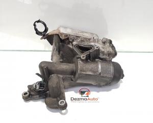 Carcasa filtru ulei cu racitor ulei, Renault Scenic 2, 2.0 dci, M9RA700, 8200781898