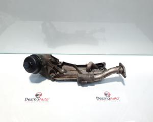 Carcasa filtru ulei, cod GM12992593, Opel Astra H Combi, 1.8 benz, Z18XER (id:434816)