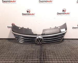 Grila bara fata centrala cu sigla, Vw Passat CC (357) [Fabr 2008-2012] 3C8853653A, 3C8853601A (id:445721)