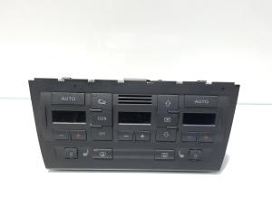 Display climatronic cu incalzire in scaune, Audi A4 Avant (8ED, B7) [Fabr 2004-2008] 2.0 tdi, BPW, 8E0820043BM (id:450378)