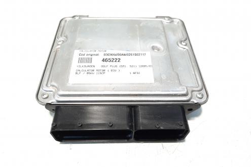 Calculator motor, cod 03C906056AB, 0261S02117, Audi A3 Sportback (8PA), 1.6 FSI, BLF (idi:465222)