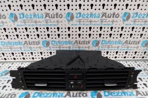 Grila aer bord centrala cu buton avarie 9130464, Bmw 3 coupe (E92) 2.0D