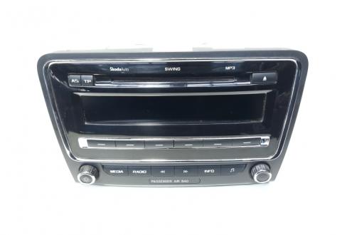 Radio CD cu MP3, cod 3T0035161, Skoda Superb II Combi (3T5) (id:467156)